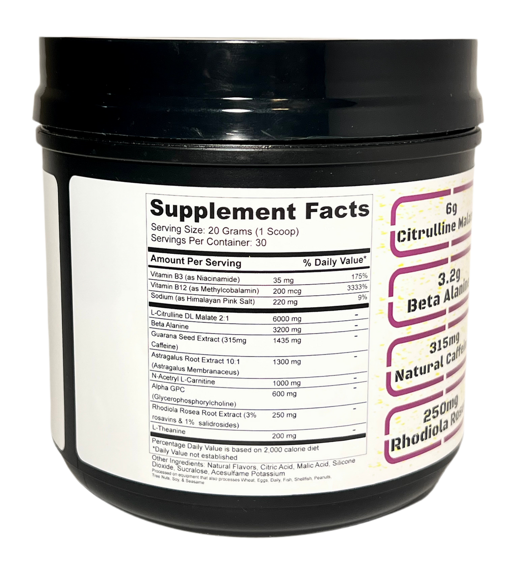 Lifter's Lemonade Pre-Workout