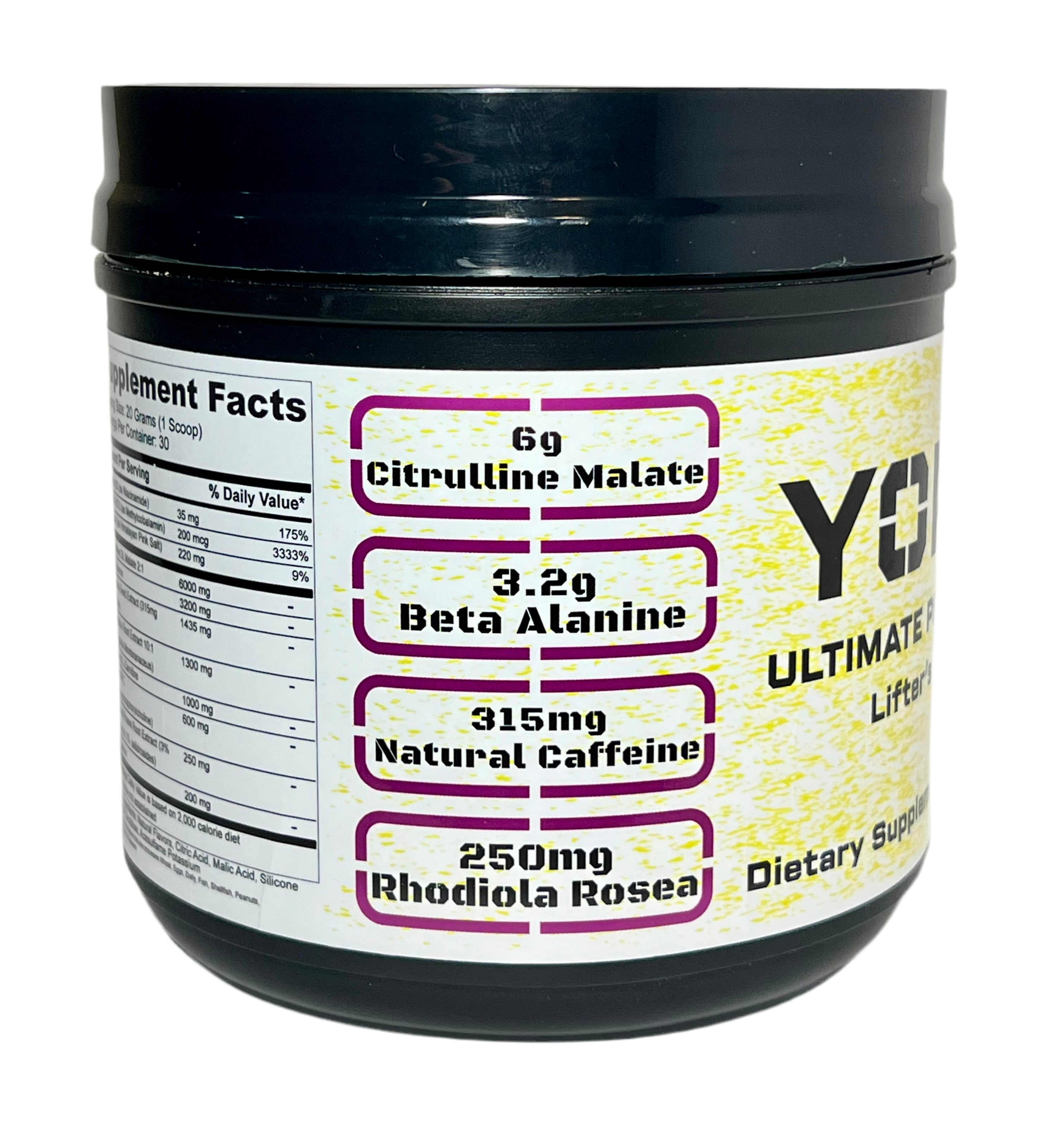 Lifter's Lemonade Pre-Workout